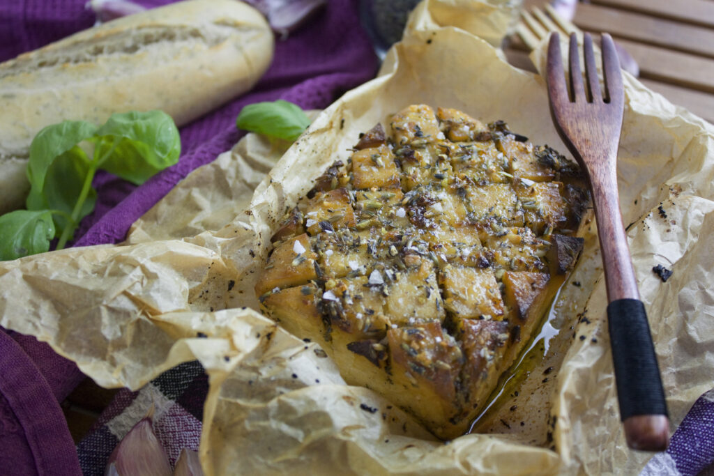 Gebackener Lavendel-Tofu | Toastenstein