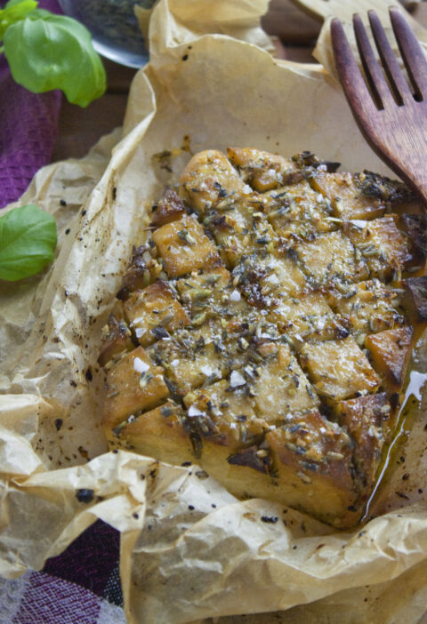 Gebackener Lavendel-Tofu | Toastenstein