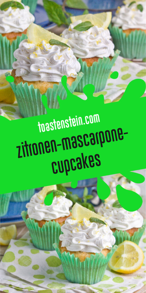 Zitronen-Mascarpone-Cupcakes | Toastenstein