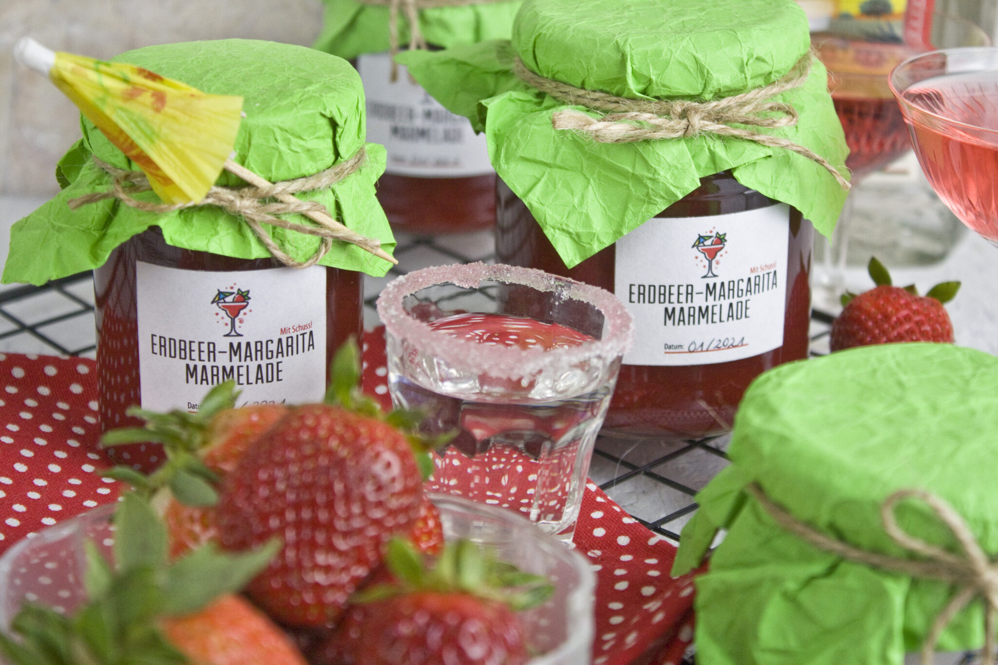 Erdbeer-Margarita-Marmelade mit Schuss | Toastenstein.com