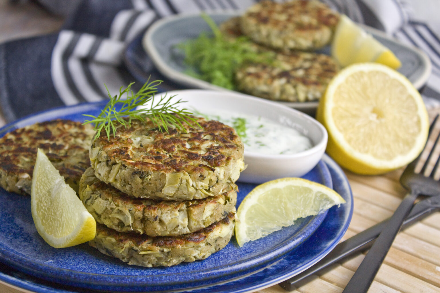 Vegane Fisch-Frikadellen mit Artischocken #oceansday - Toastenstein.com