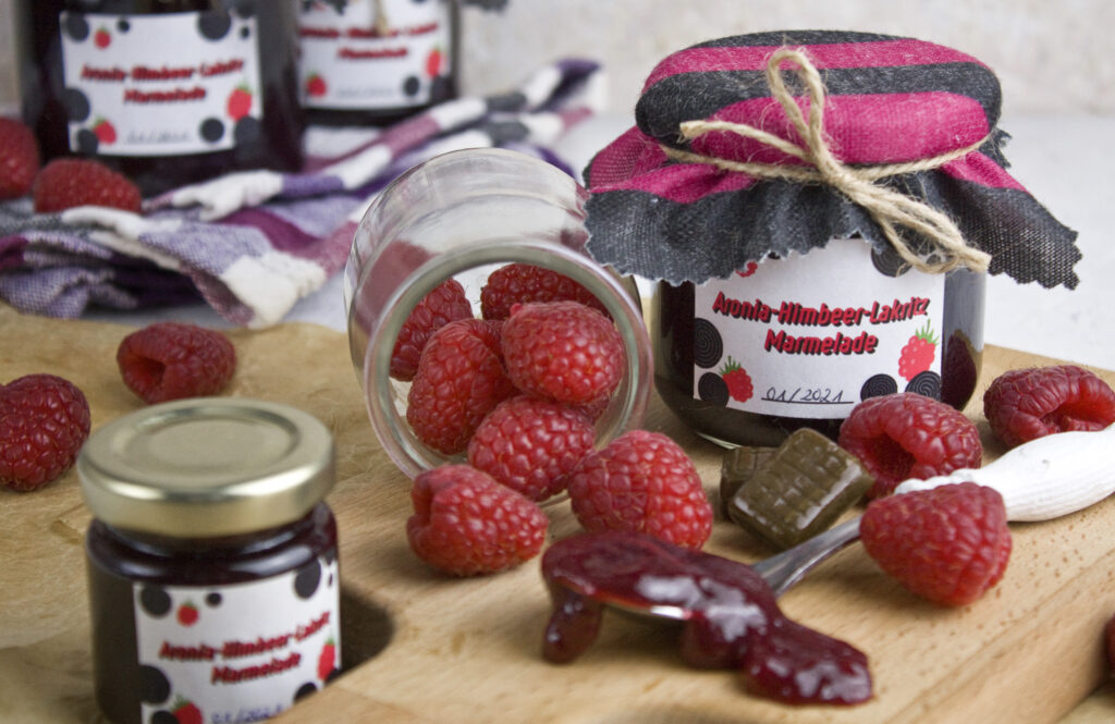 Aronia-Himbeer-Lakritz-Marmelade | Toastenstein