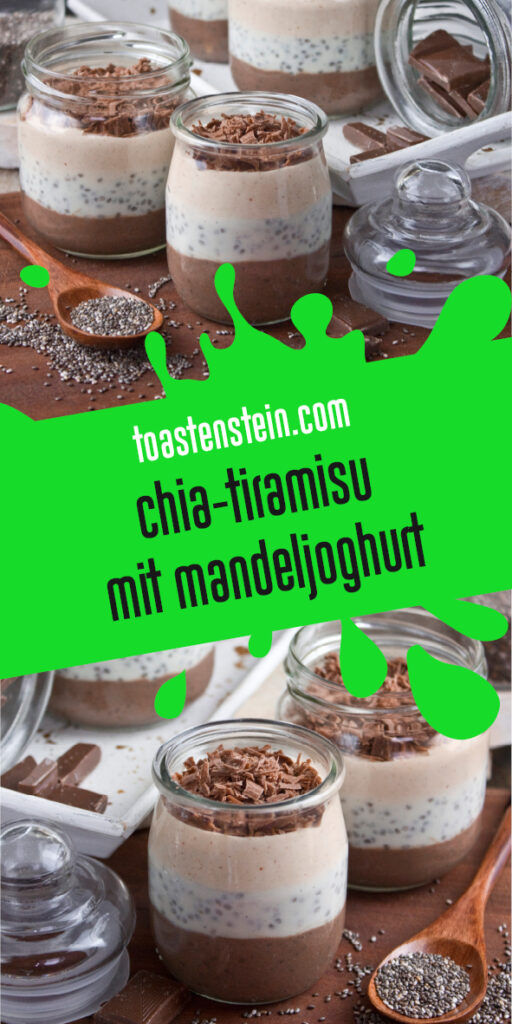 Chia-Tiramisu mit Mandeljoghurt