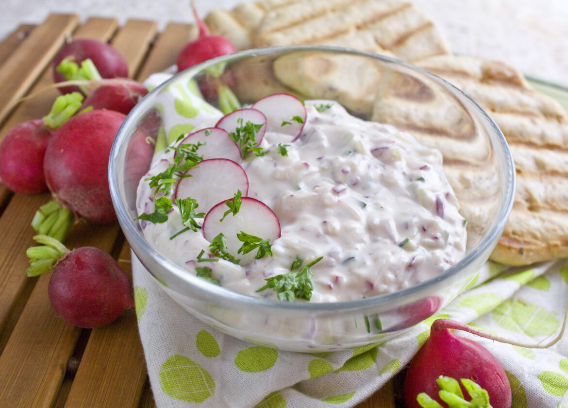 Radieschen-Tzatziki