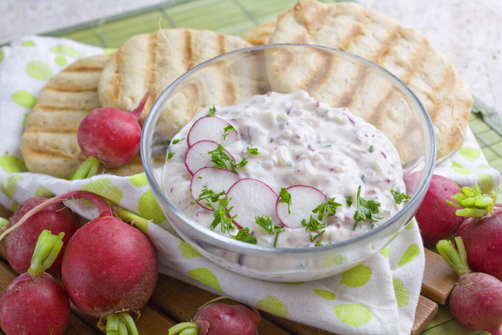 Radieschen-Tzatziki
