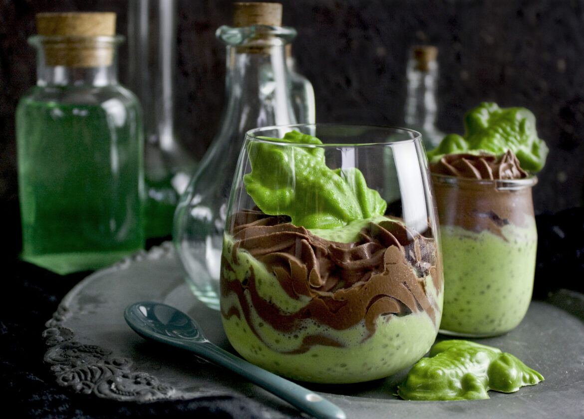 Waldmeister-Schoko-Dessert mit Joghurt | Toastenstein