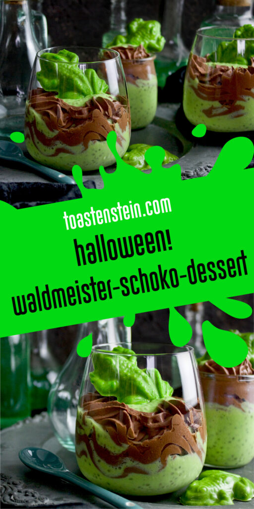 Waldmeister-Schoko-Dessert mit Joghurt | Toastenstein