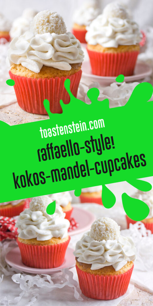 Kokos-Mandel-Cupcakes – Raffaello-Style!