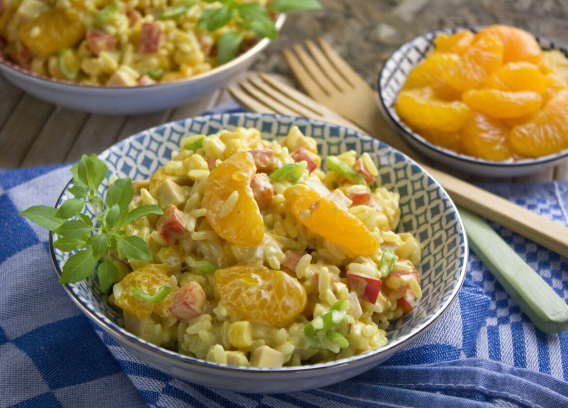 Mandarinen-Reis-Salat