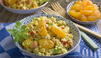 Mandarinen-Reis-Salat