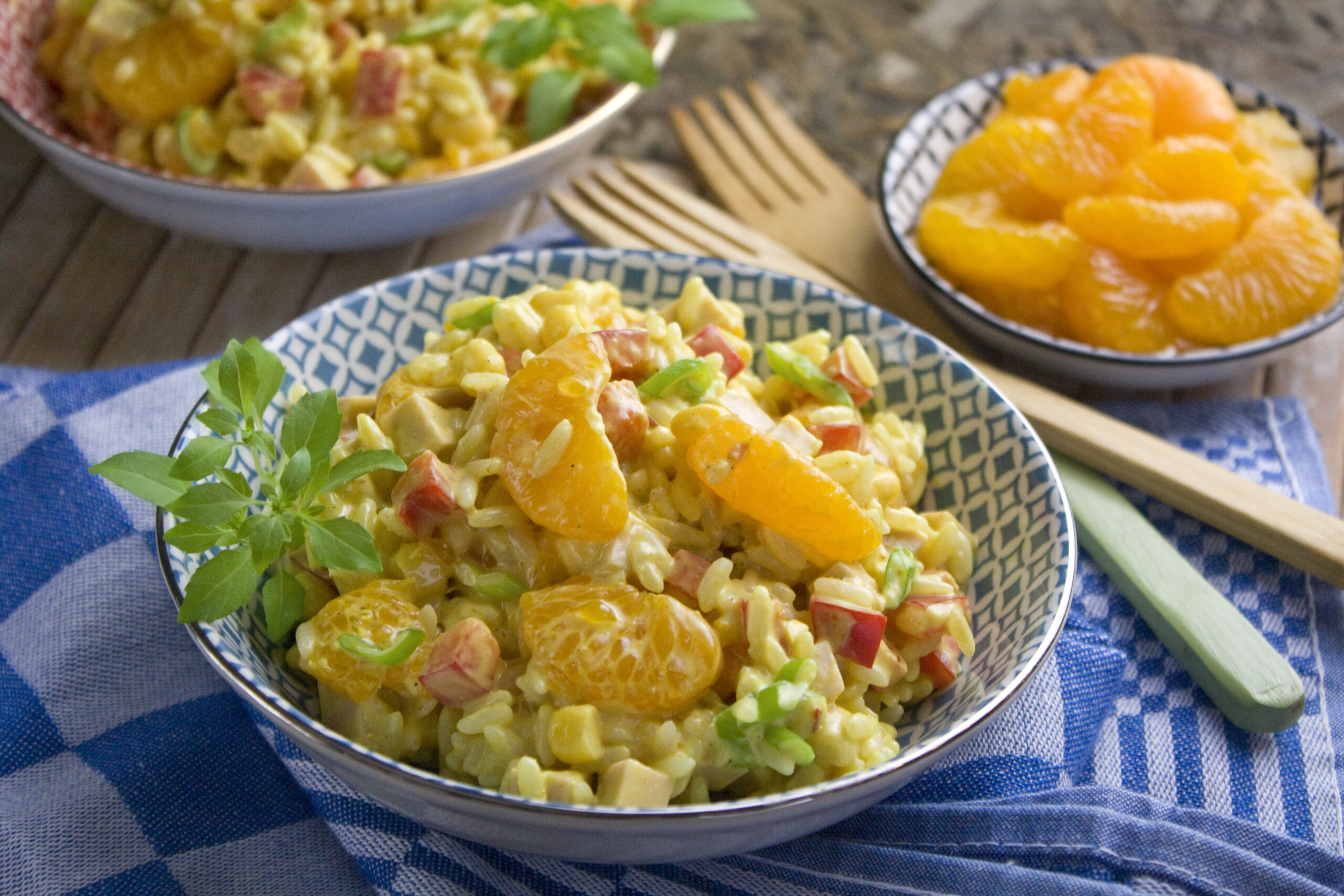 Mandarinen-Reis-Salat