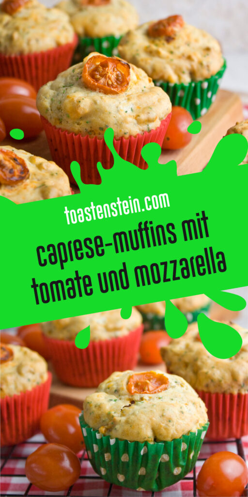 Caprese-Muffins mit Tomate und Mozzarella