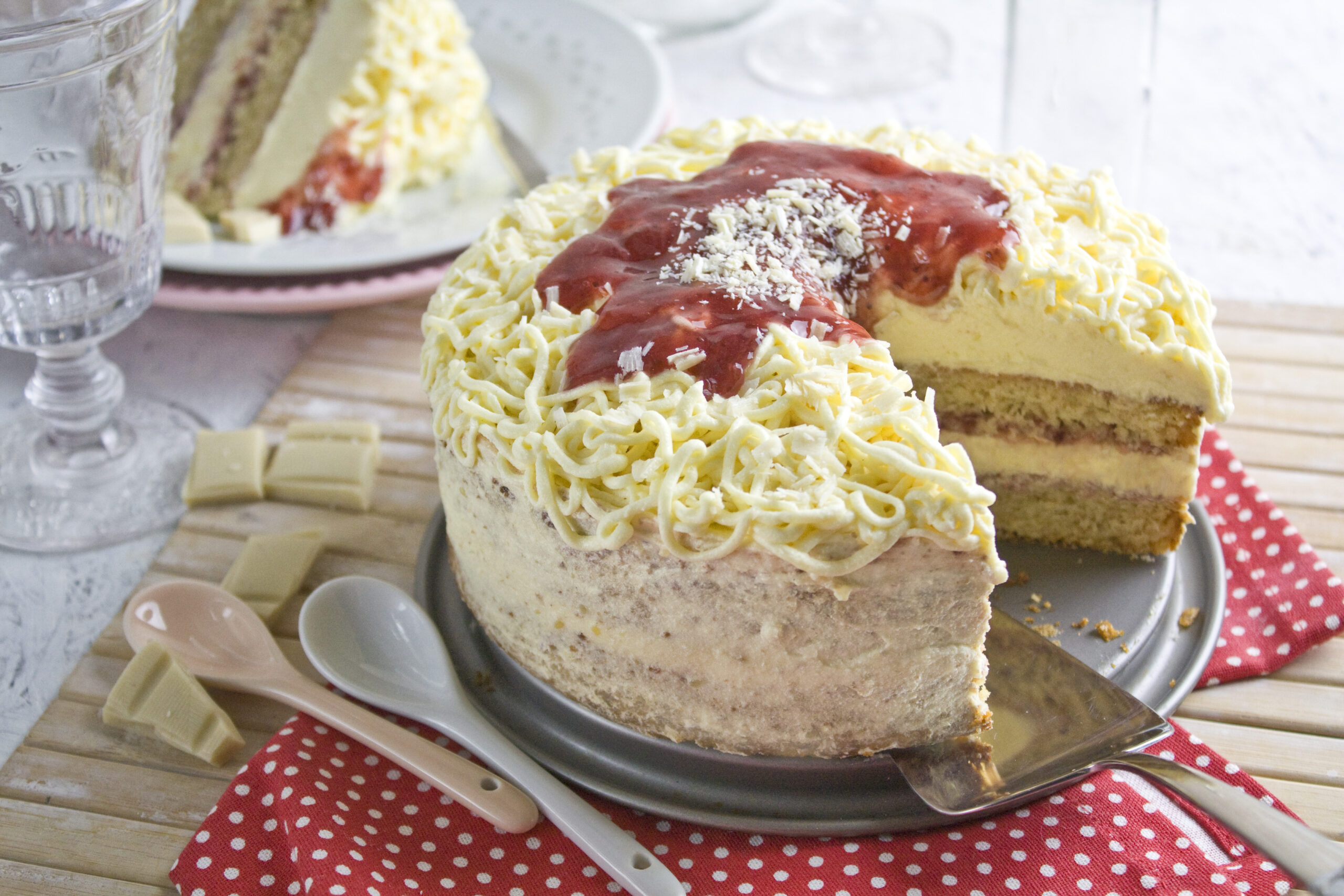 Spaghetti-Eis-Torte – Happy Birthday - Toastenstein.com