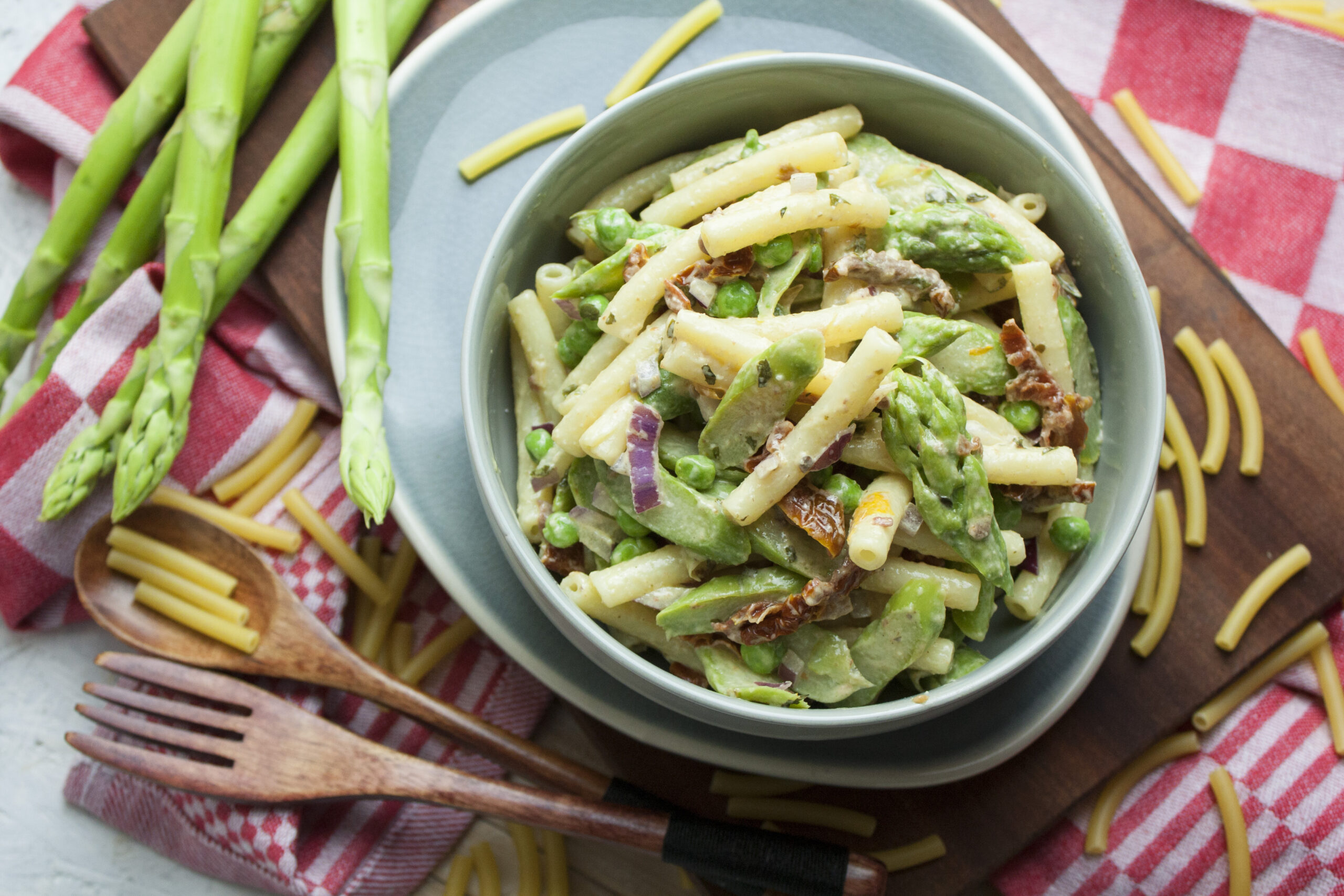 Spargel-Macaroni-Salat