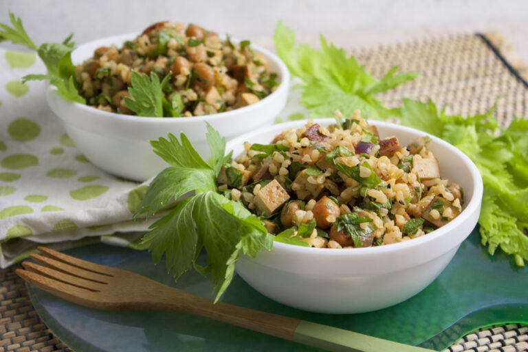 Selleriegrün-Bulgur-Salat - Zero Waste!
