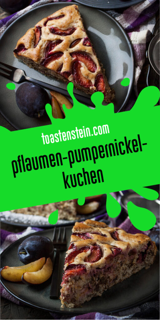 Saftiger Pflaumen-Pumpernickel-Kuchen