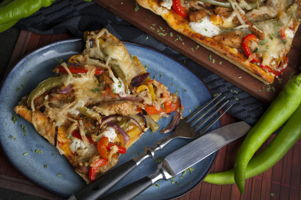 Vegane Fajita-Pizza