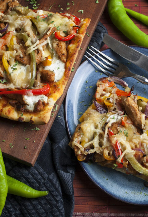 Vegane Fajita-Pizza