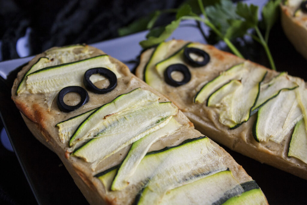 Zucchini-Mumien-Baguettes [Halloween-Edition]