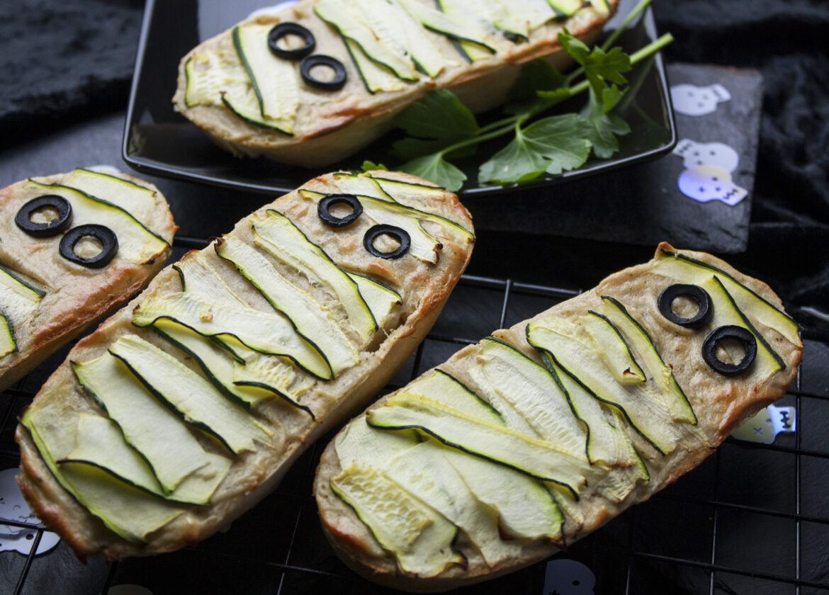 Zucchini-Mumien-Baguettes [Halloween-Edition]