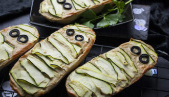 Zucchini-Mumien-Baguettes [Halloween-Edition]