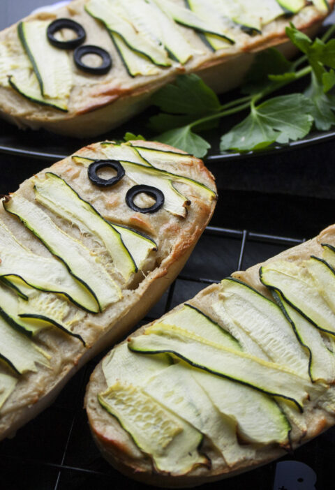 Zucchini-Mumien-Baguettes [Halloween-Edition]