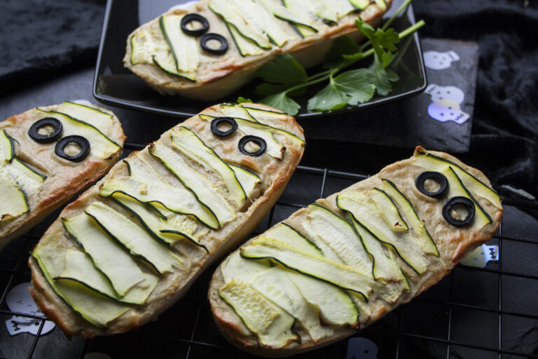 Zucchini-Mumien-Baguettes [Halloween-Edition]