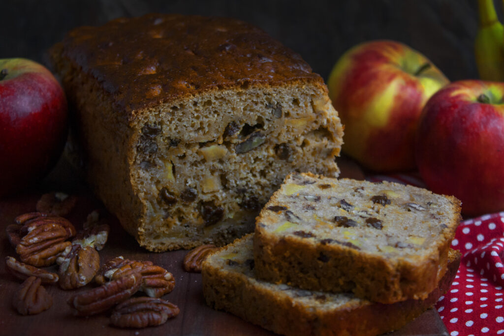 Saftiges Apfelstrudel-Bananenbrot