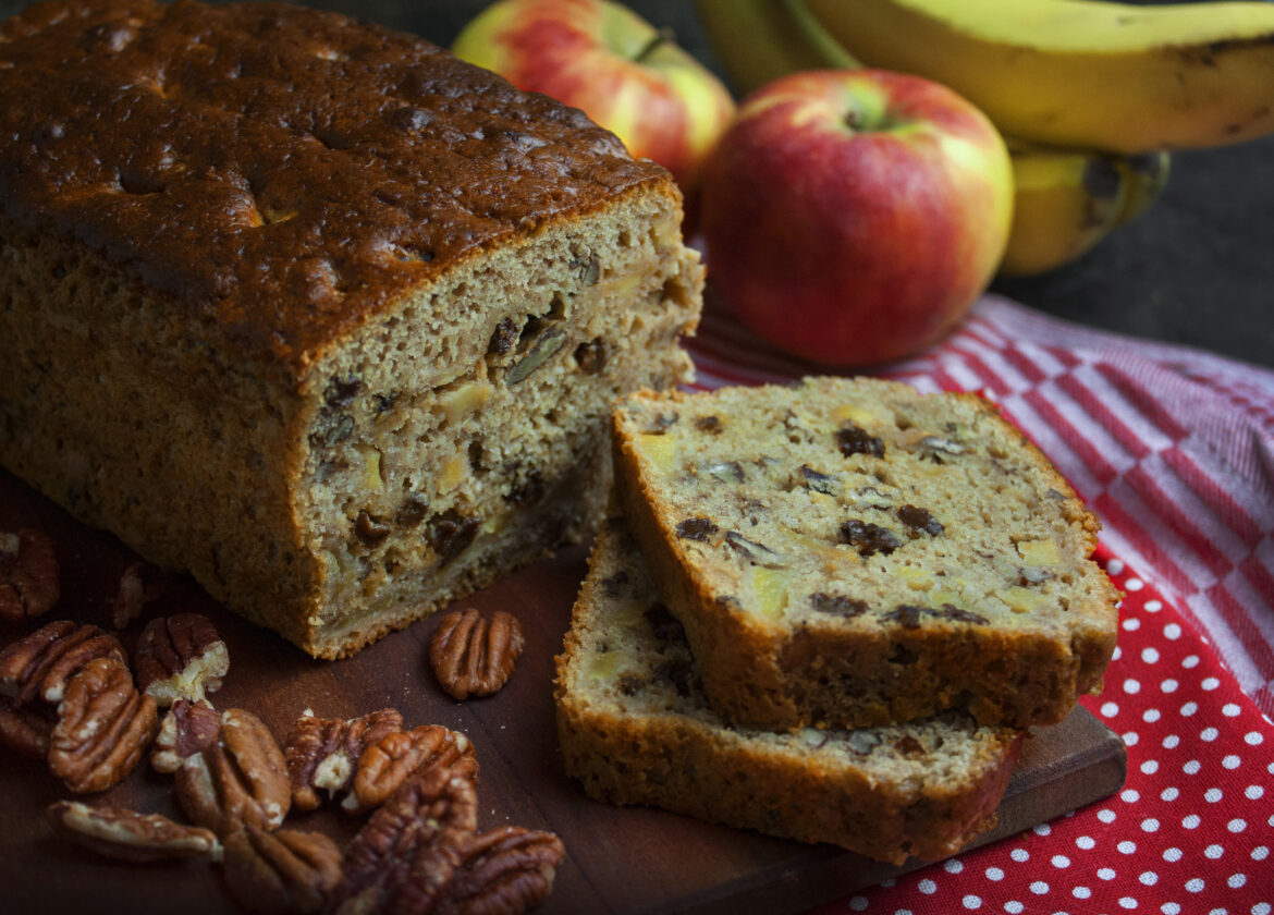 Saftiges Apfelstrudel-Bananenbrot