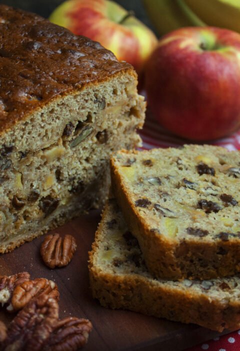 Saftiges Apfelstrudel-Bananenbrot