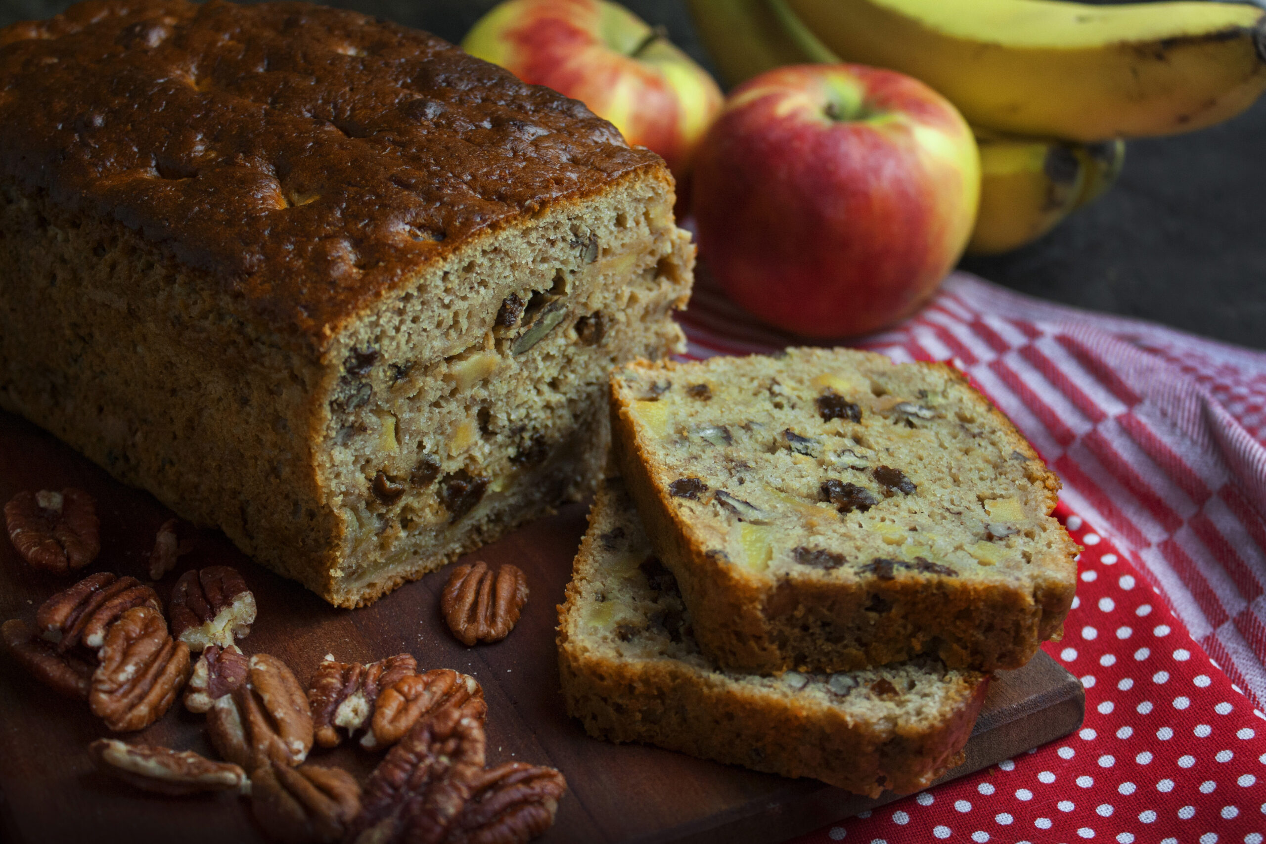 Saftiges Apfelstrudel-Bananenbrot