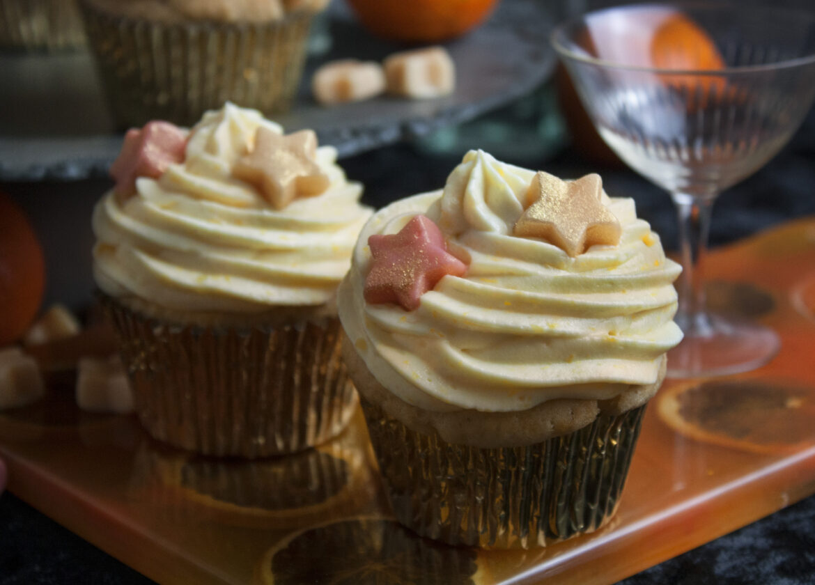 Mandarinen-Spekulatius-Cupcakes