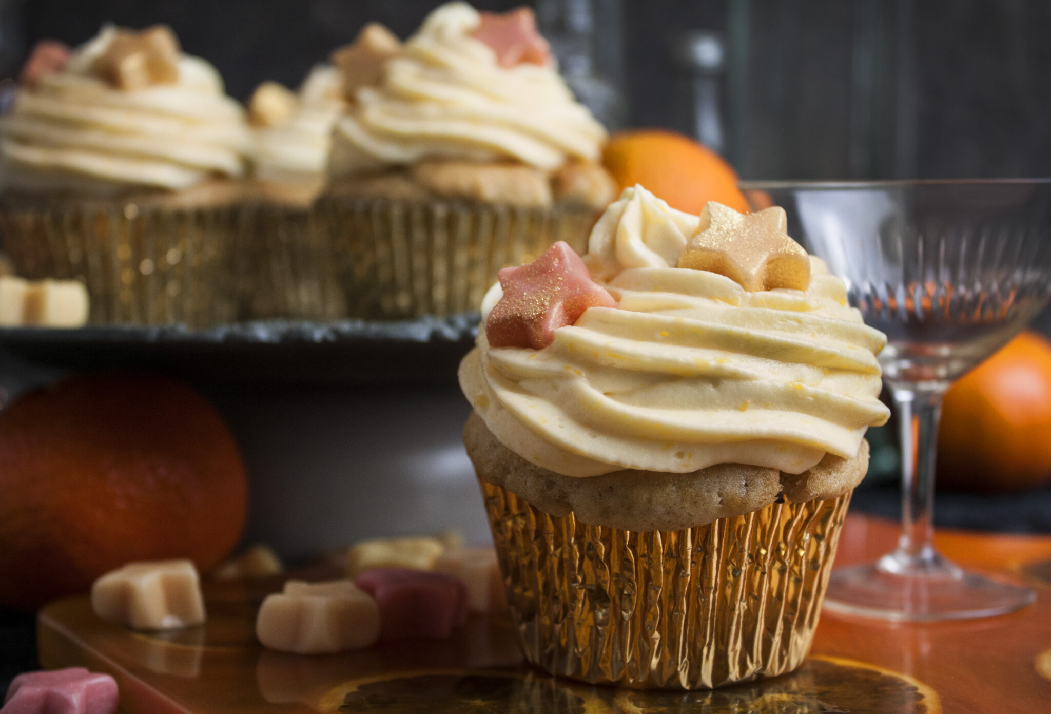 Mandarinen-Spekulatius-Cupcakes - Toastenstein.com