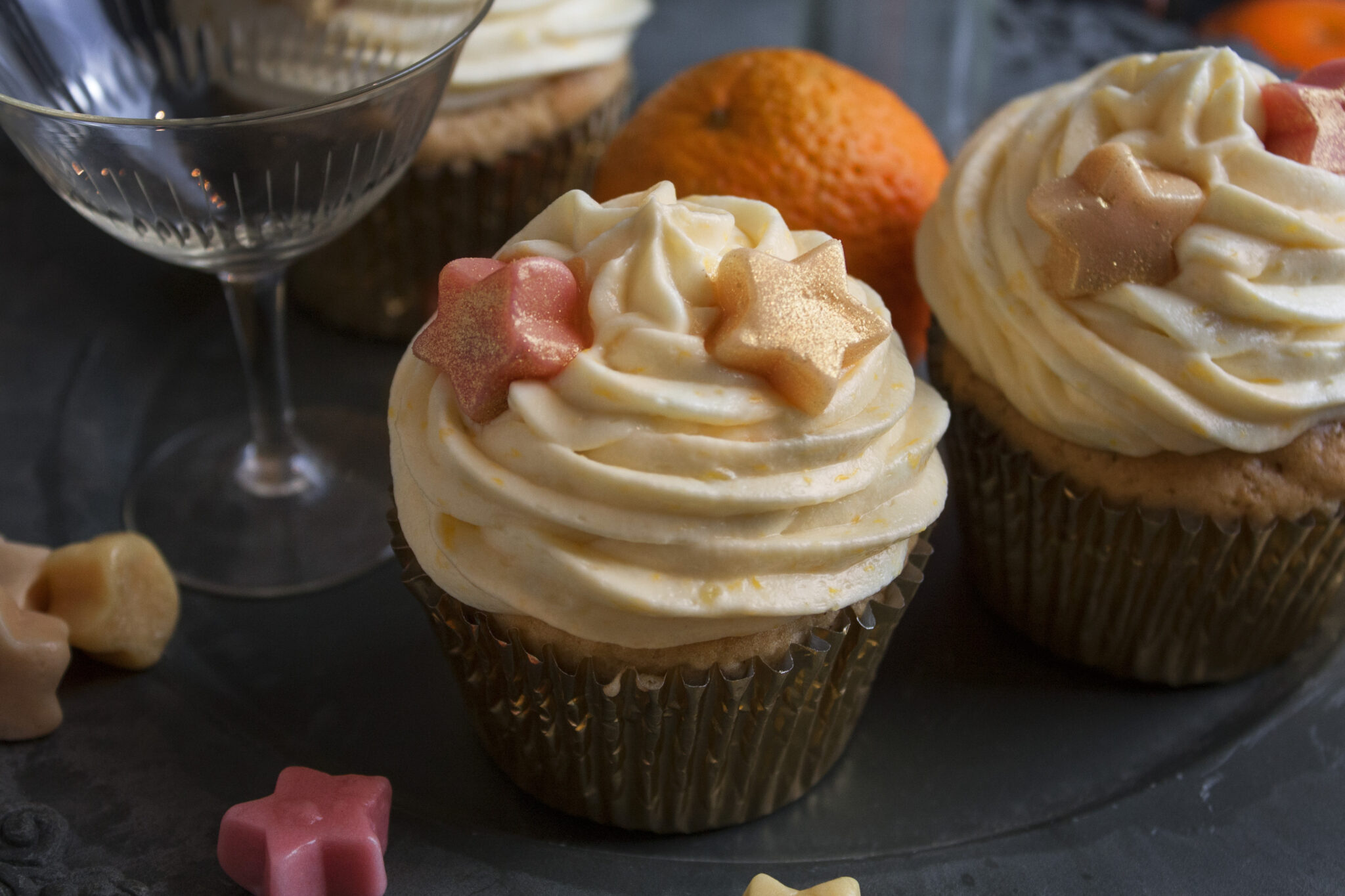 Mandarinen-Spekulatius-Cupcakes | Toastenstein.com