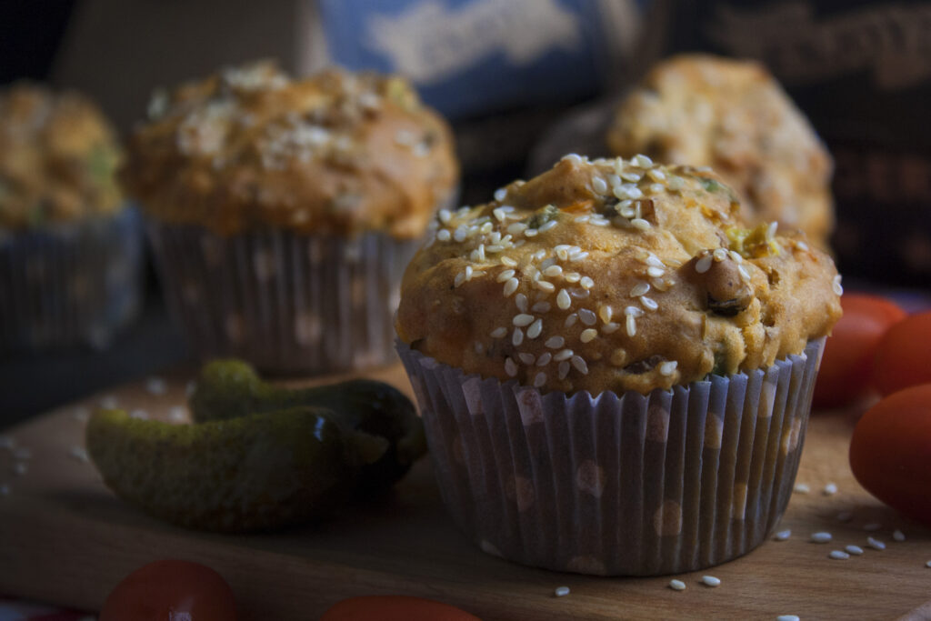 Cheeseburger-Muffins für die Lunchbox