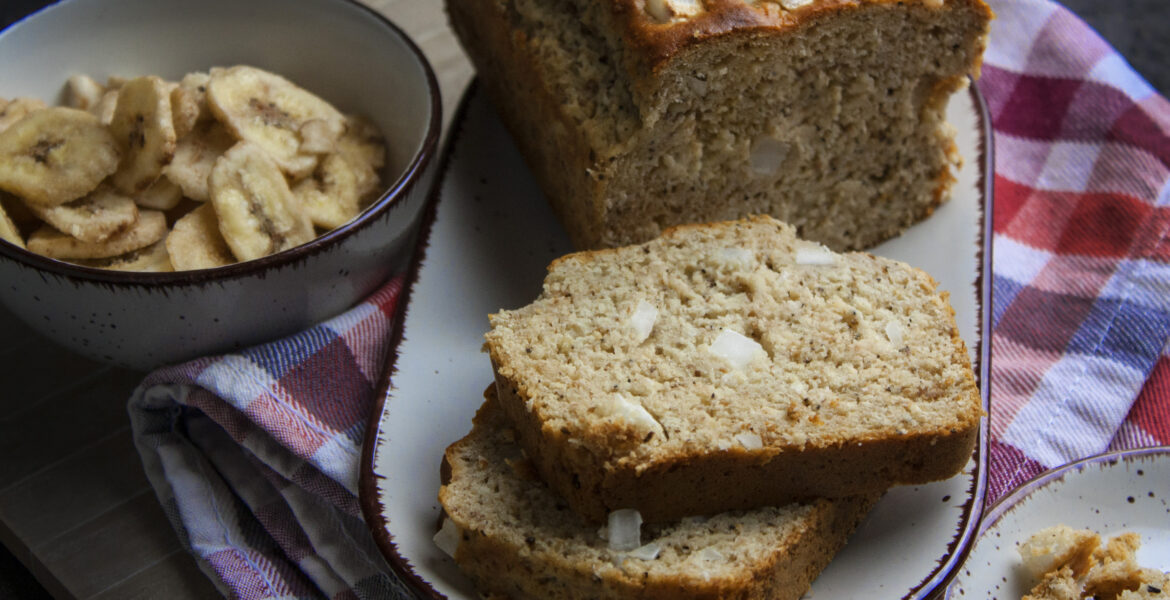 Saftiges Kokos-Bananenbrot mit Biss
