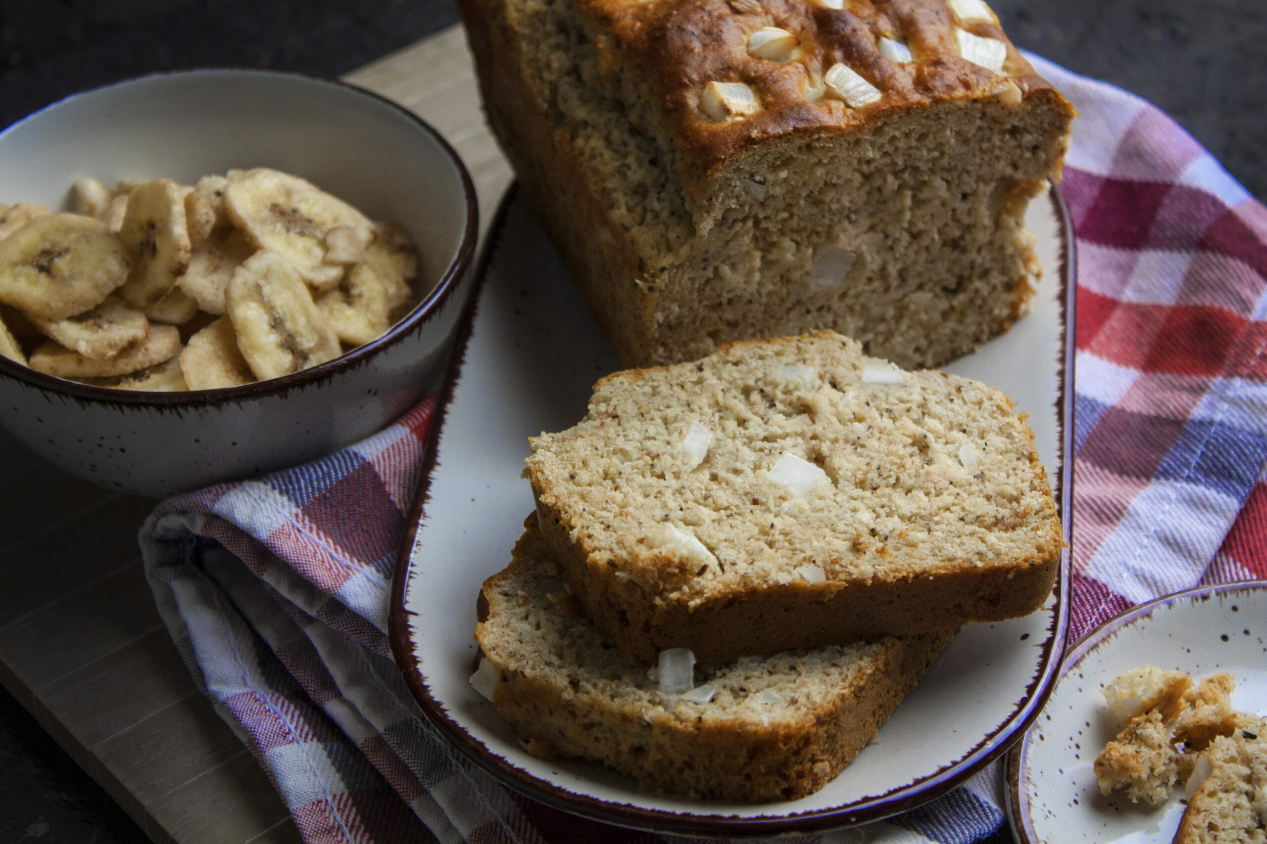 Saftiges Kokos-Bananenbrot mit Biss