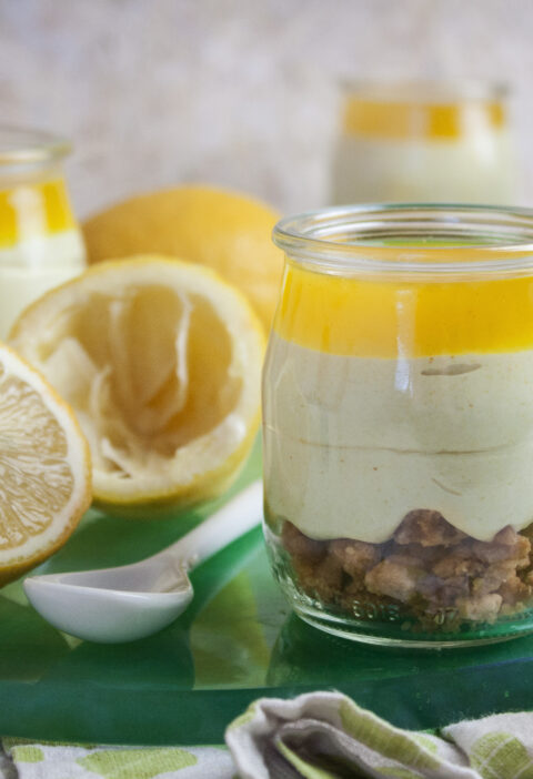 Zitronen-Cheesecake im Glas