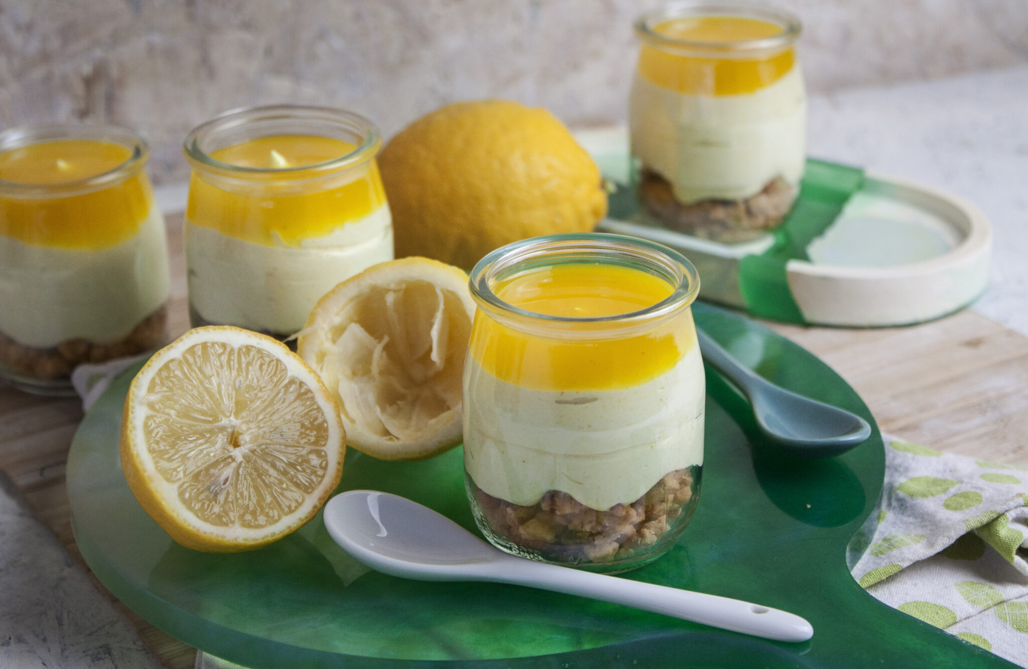 Zitronen-Cheesecake im Glas - Happy Birthday! - Toastenstein.com