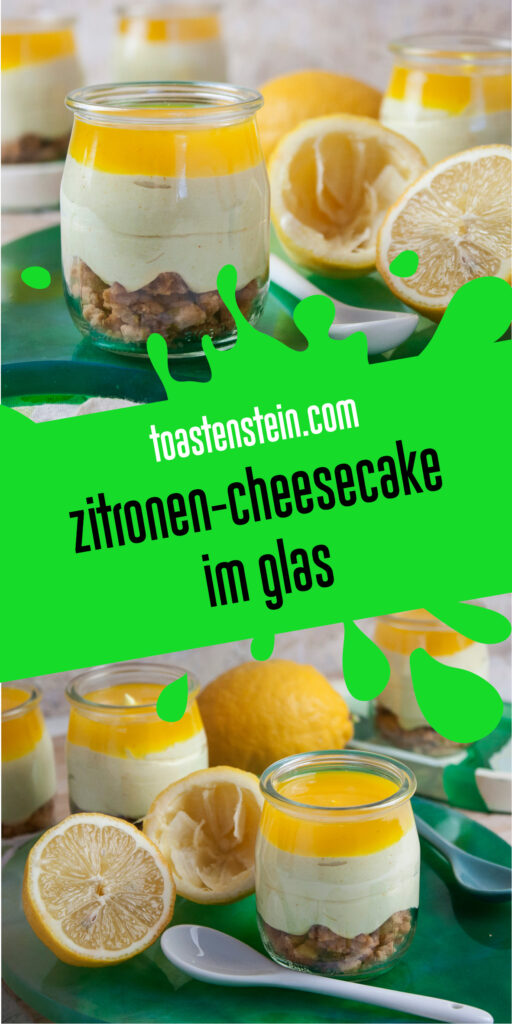 Zitronen-Cheesecake im Glas