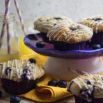 Blaubeer-Zitronen-Muffins mit Lavendel