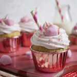 Erdbeer-Milchshake-Cupcakes