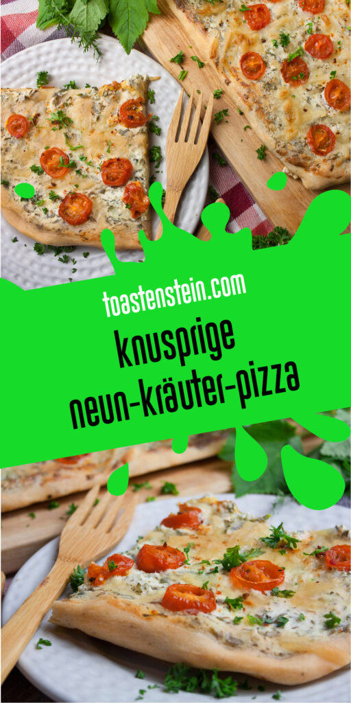 Knusprige Neun-Kräuter-Pizza