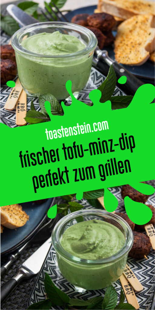 Frischer Tofu-Minz-Dip - Perfekt zum Grillen!