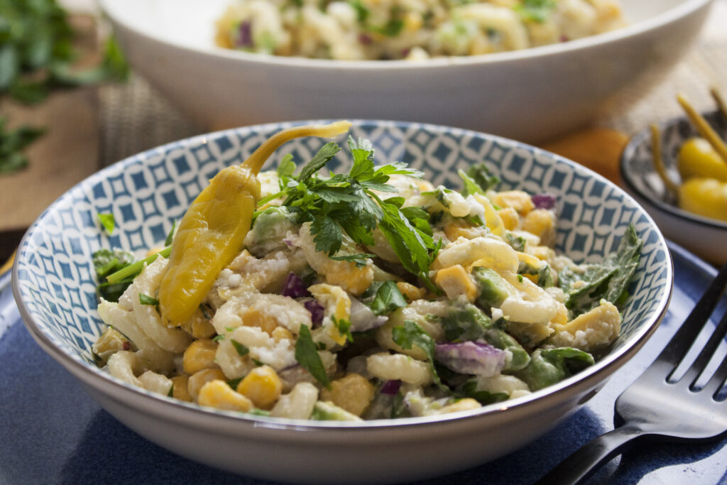 Mexikanischer Makkaroni-Mais-Salat