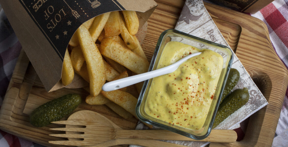 Vegane Joppie-Sauce wie aus Holland