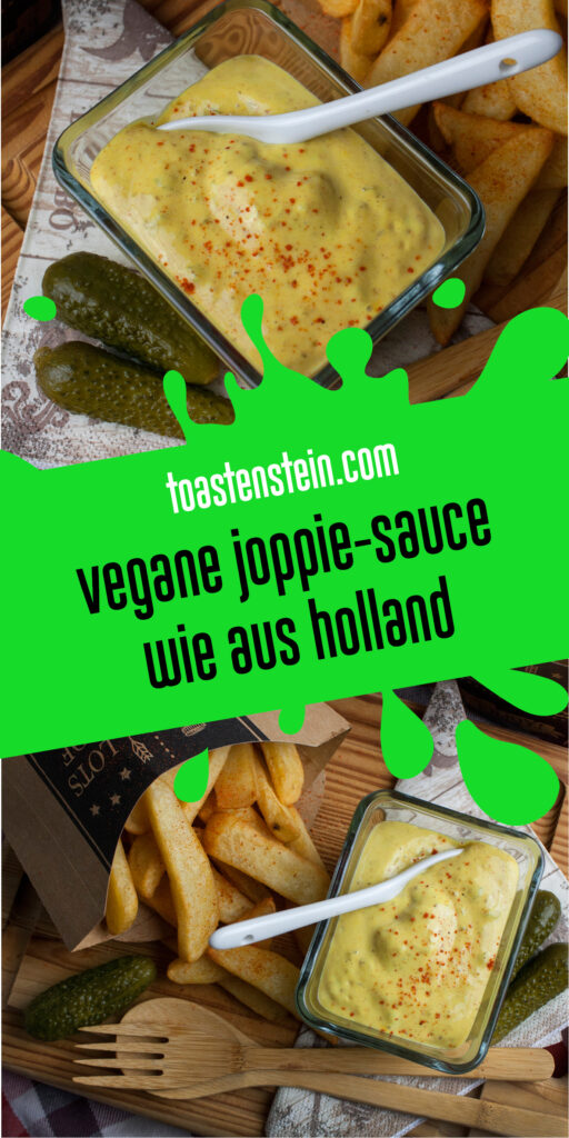 Vegane Joppie-Sauce wie aus Holland | Toastenstein