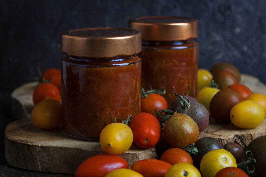 Süß und herzhafte Tomaten-Marmelade