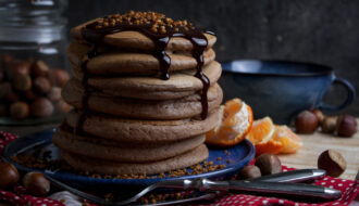 Haselnuss-Lebkuchen-Pancakes