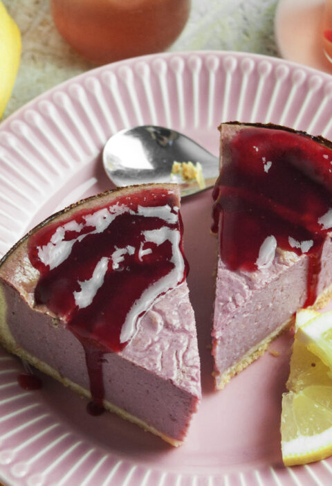 Sommerlicher Himbeer-Zitronen-Cheesecake